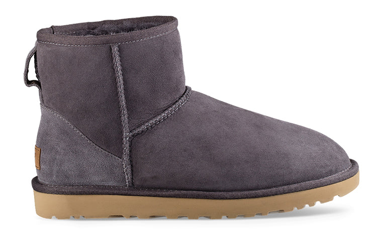 (WMNS) UGG Classic Mini II Short Boots 2.0 Fleece Lined Purple Gray 1016222-NHT