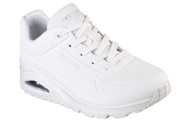 (WMNS) Skechers Uno Stand on Air 'White' 73690-W