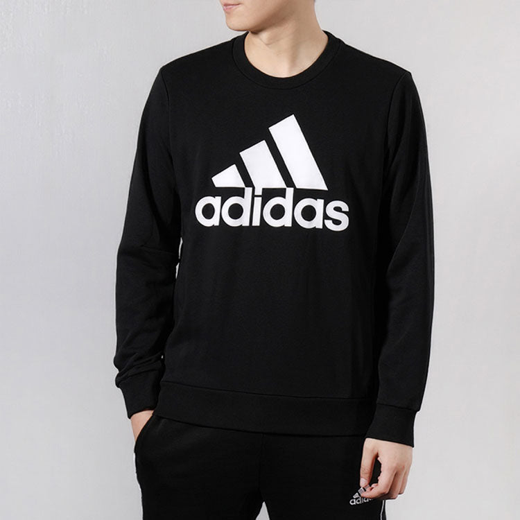 adidas MH BOS CREW FT Round Neck Pullover Black DT9941