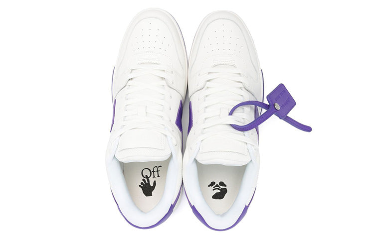 Off-White Out Of Office Low-Top Sneaker 'Purple White' OMIA189F22LEA0010135