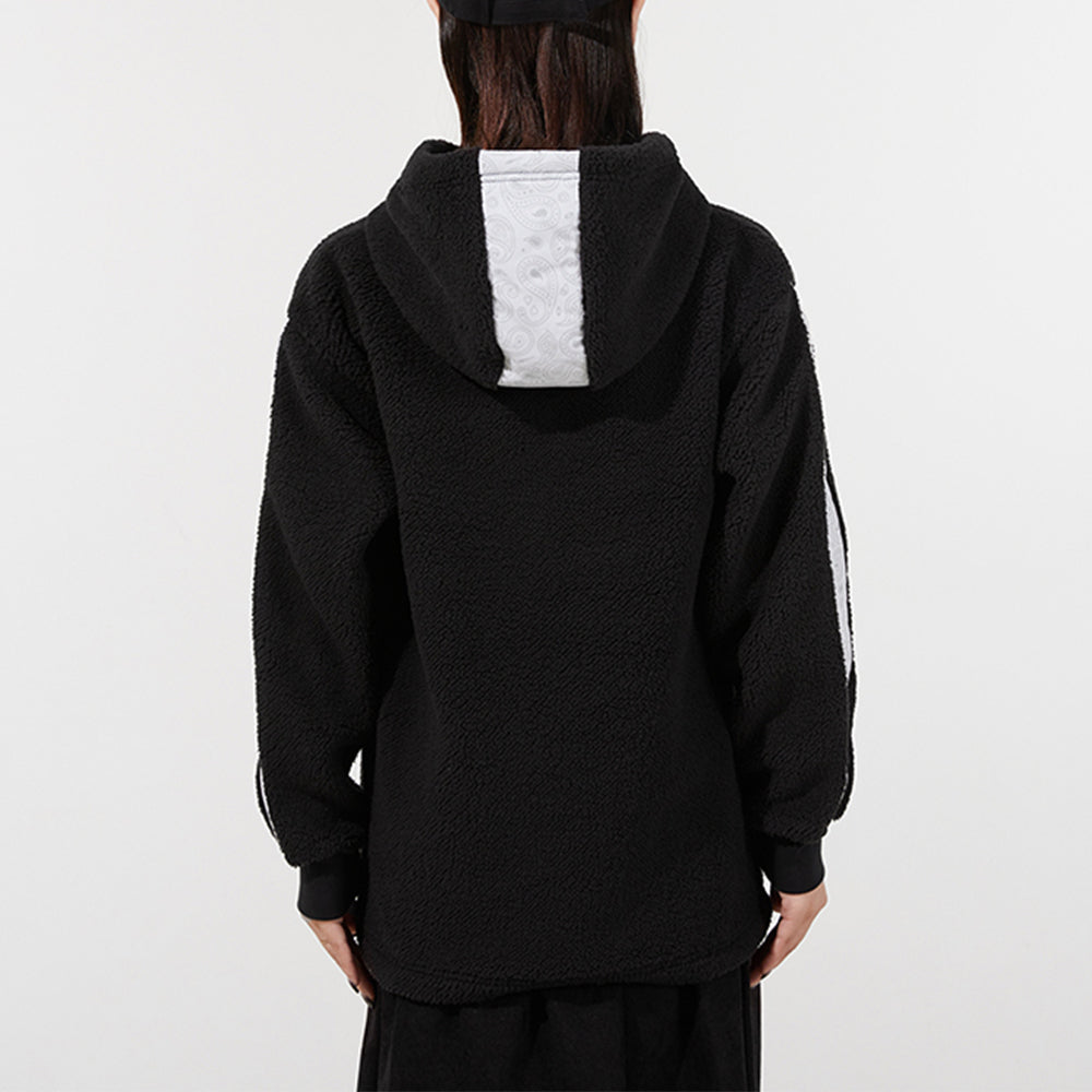 (WMNS) PUMA Sherpa Hoodie 'Black White' 534985-01