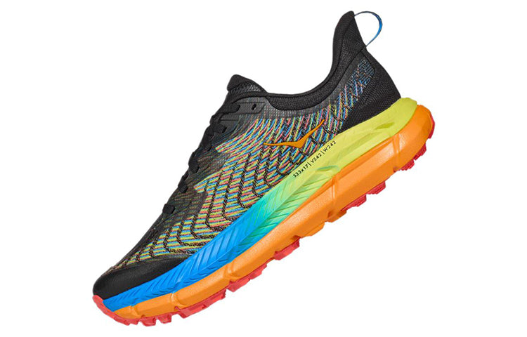 HOKA ONE ONE Mafate Speed 4 'Black Multi-Color' 1138472-BKML
