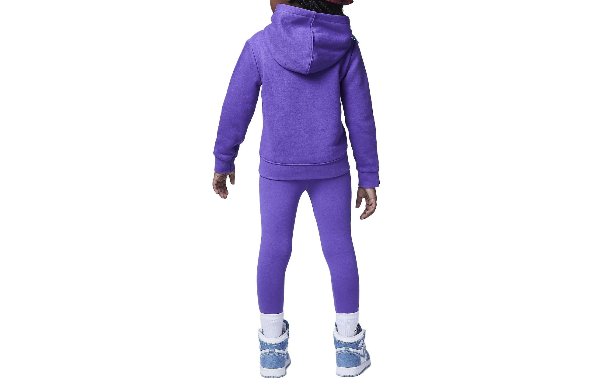 (GS) Air Jordan Toddler Take Flight Shine Legging Set 'Purple' 25C804-P44