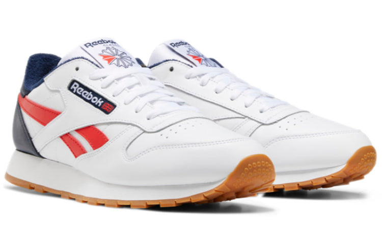 Reebok Classic Leather Sneakers 'White Black Red' EF7827