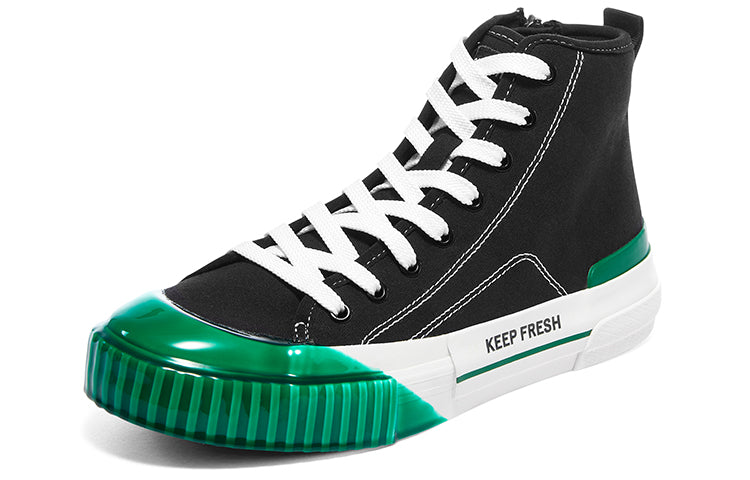 (WMNS) Skechers Keep Fresh New Moon x CIRCLECLEAN 'Black Green' 155392P-BLK