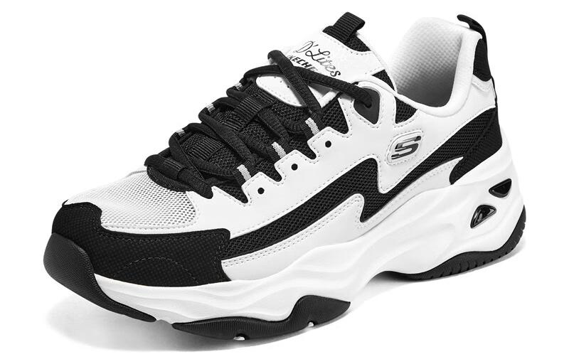 (WMNS) Skechers DLITES 4.0 'White Black' 896114-WBK