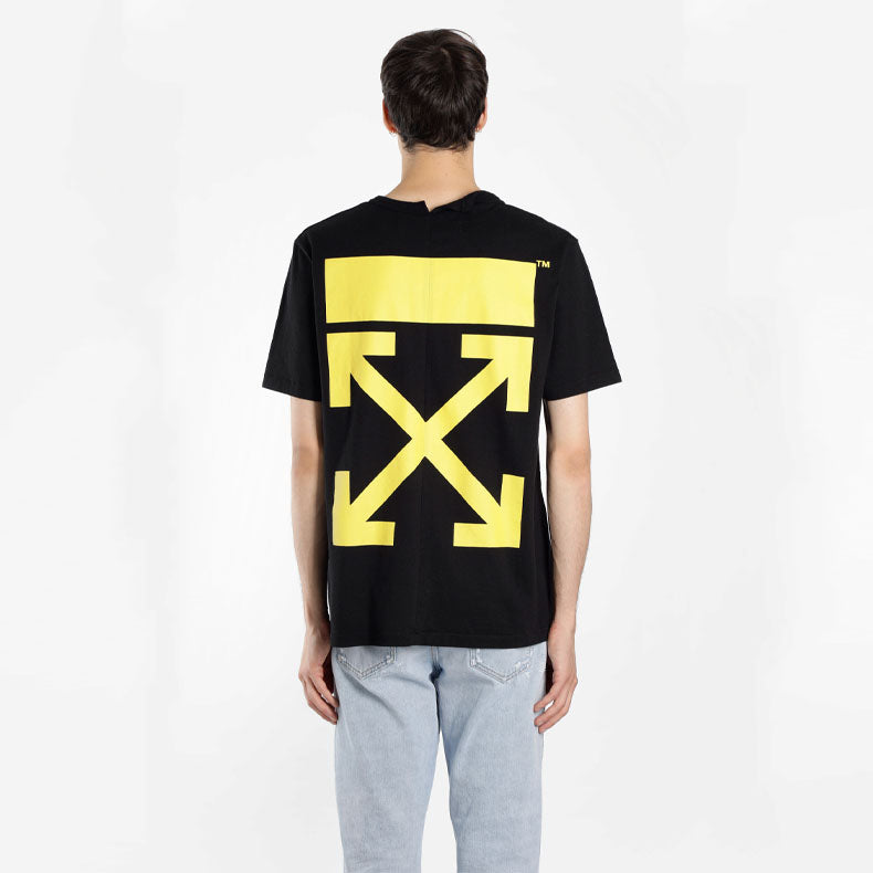 Off-White Moto Spliced S/S Tee OMAA032S181850831060-BK
