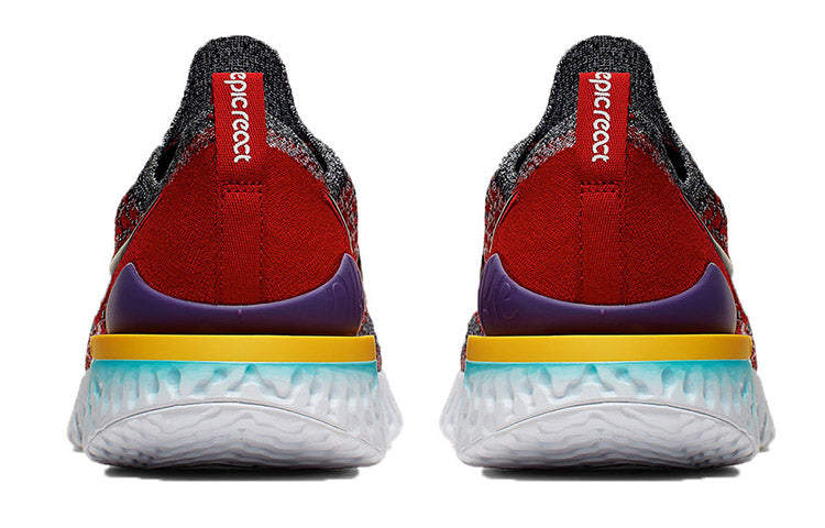 Nike Epic React Flyknit 2 'Black University Red' BQ8928-007