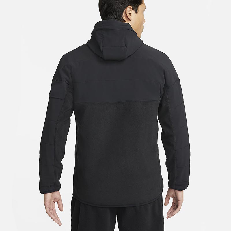 Nike Sports Breathable Casual Hooded Jacket Black DD2129-010