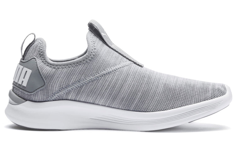 (WMNS) PUMA Ignite Flash Slip Low Top Running Shoes Grey 192271-01