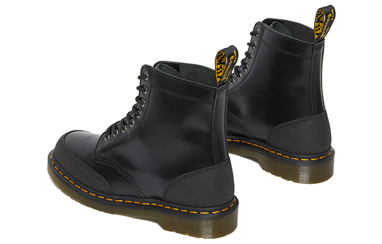 Dr. Martens 1460 Guard Panel Leather Lace Up Boots 'Black' 27466001