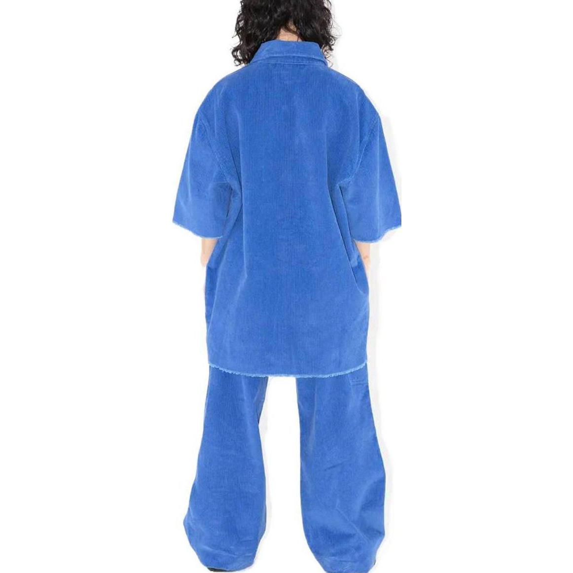 Drew House Corduroy Shirt 'Blue' D2321N0501185