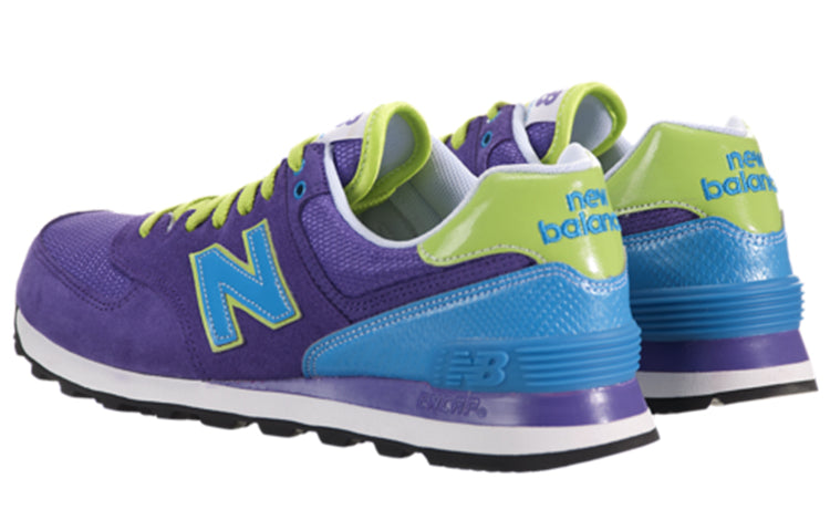(WMNS) New Balance 574 Series Carnival Sneakers Purple/Blue WL574BFU