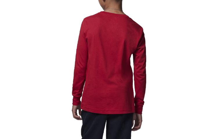 (GS) Air Jordan Stretch Out Long Sleeve T-Shirt 'Red' 95C692-R78