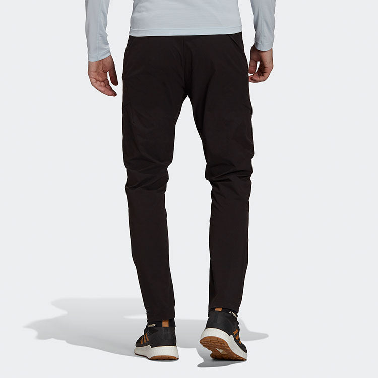 adidas Terrex Insp Ms Pants Outdoor mountaineering waterproof Reflective Logo Sports Long Pants Black GR9996