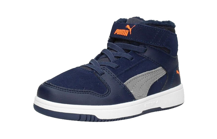 (PS) PUMA Rebound Layup Fur SD 'Blue Orange' 370498-07