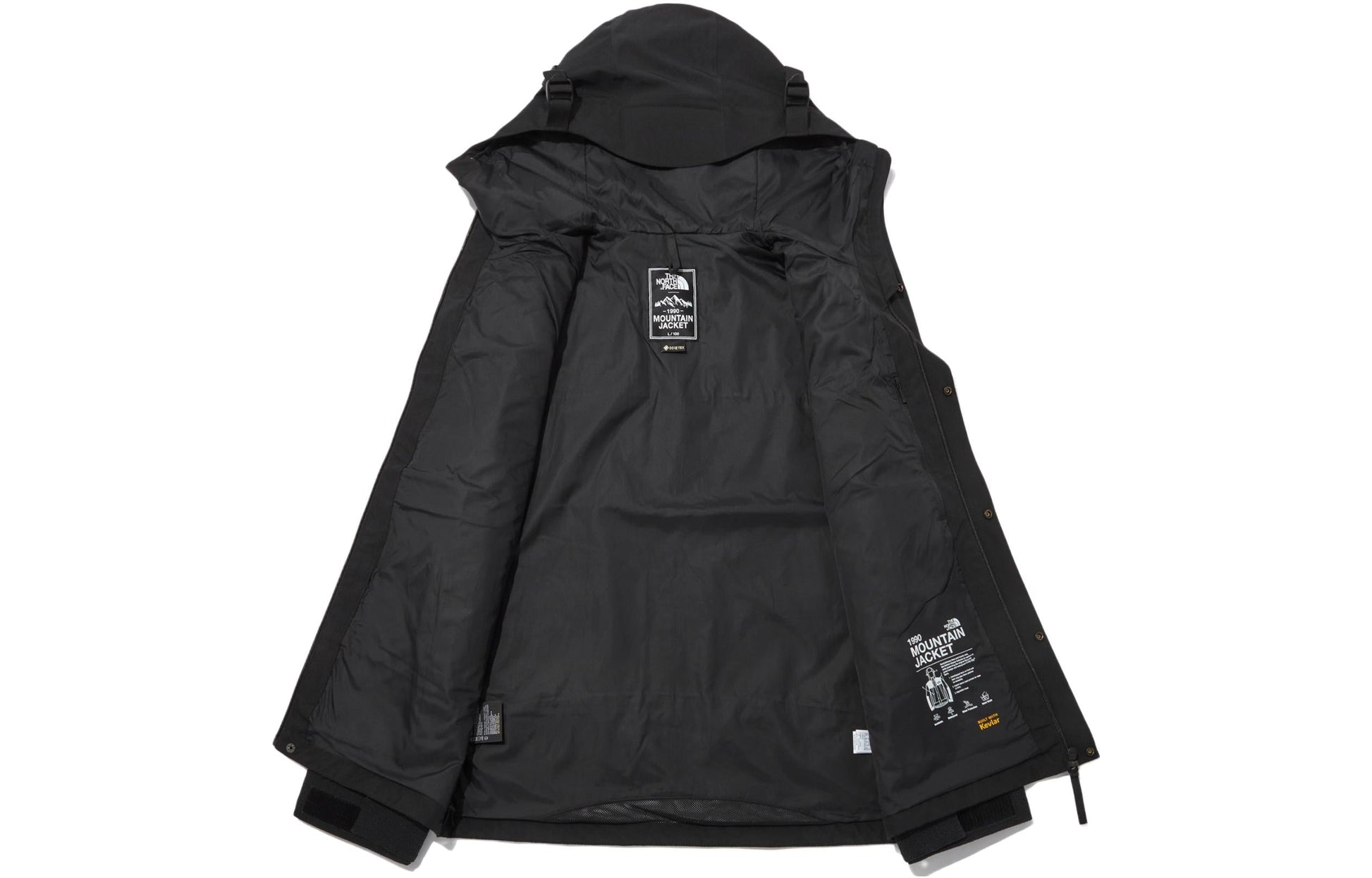 THE NORTH FACE SS23 1990 Kevlar Gore-tex Mountain Jacket 'Black' NJ2GP11A