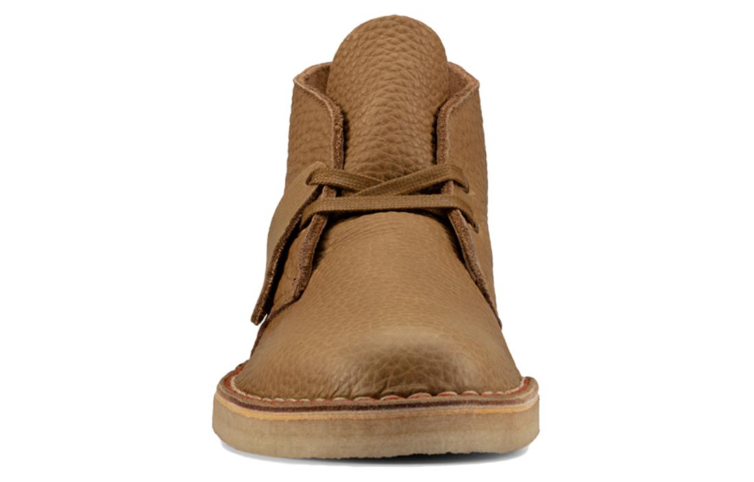 Clarks Desert Boots Leather 'Dark Olive' 26157317