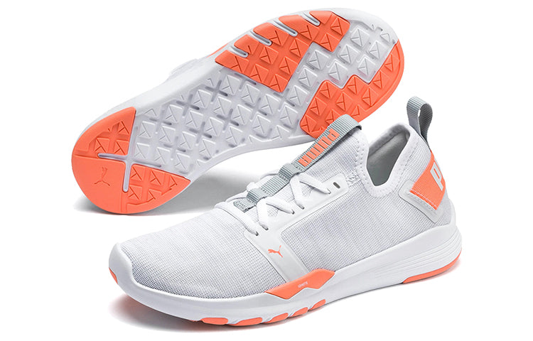 (WMNS) PUMA Ignite Contender Knit Grey/Orange Low sneakers 192810-03