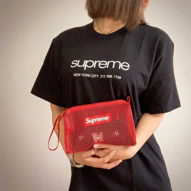Supreme SS20 Week 1 Shop Tee Classic Logo Short Sleeve Unisex Black SUP-SS20-259