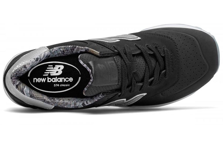 (WMNS) New Balance NB 574 'Black Silver' WL574SYC