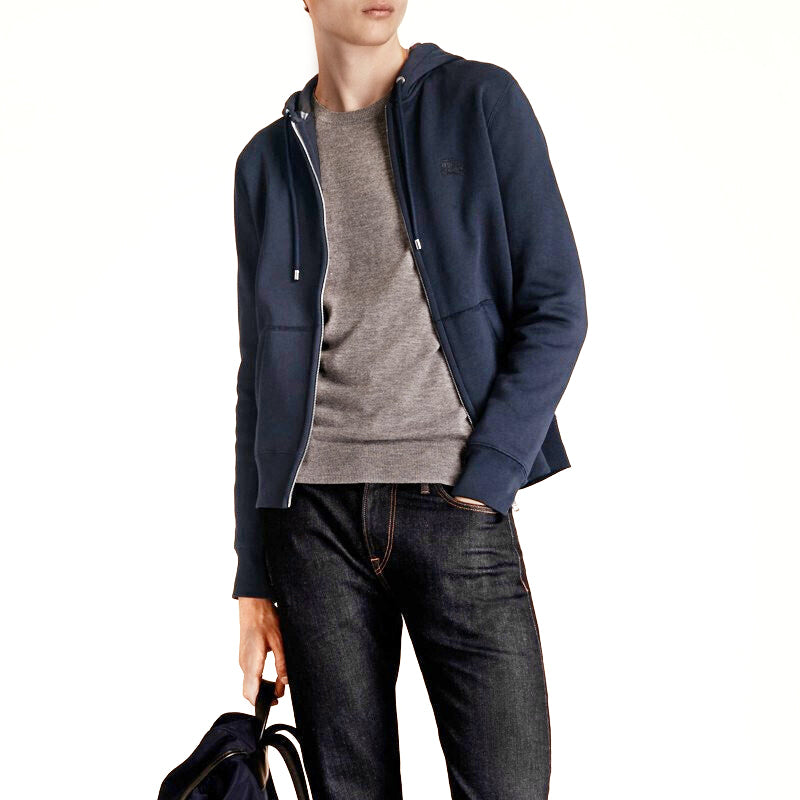 Men's Burberry Casual Cardigan Jacket Navy Blue 40249171