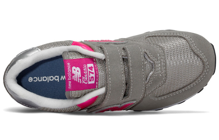 (GS) New Balance 574 Core Grey/Pink YV574GP