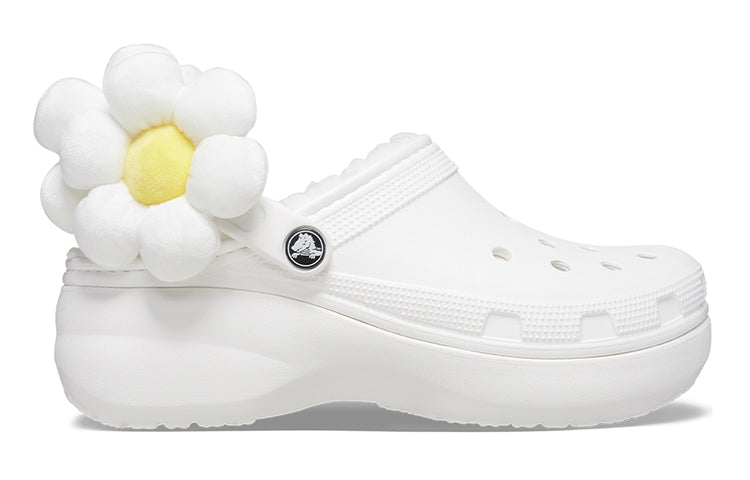 (WMNS) Crocs Classic Flower Clogs 'White' 209236-90H