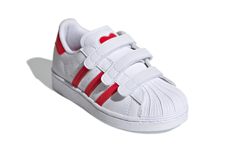 (PS) adidas originals Superstar Cf C Red/White FZ0643
