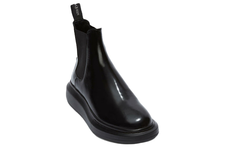 (WMNS) Alexander McQueen Hybrid Chelsea Boot 'Black' 586398WHX521000