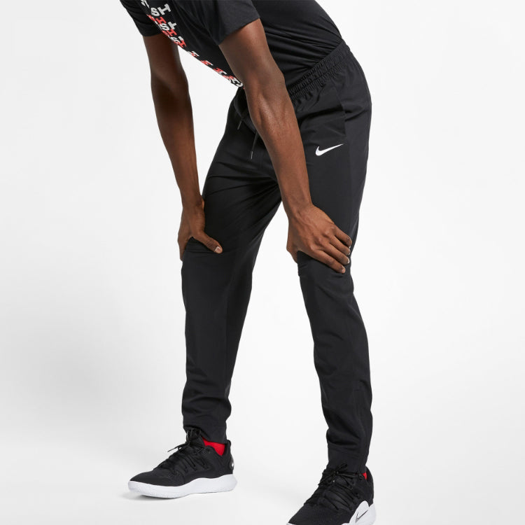 Nike Logo Pattern Solid Color Casual Sports Long Pants Black CW2661-010
