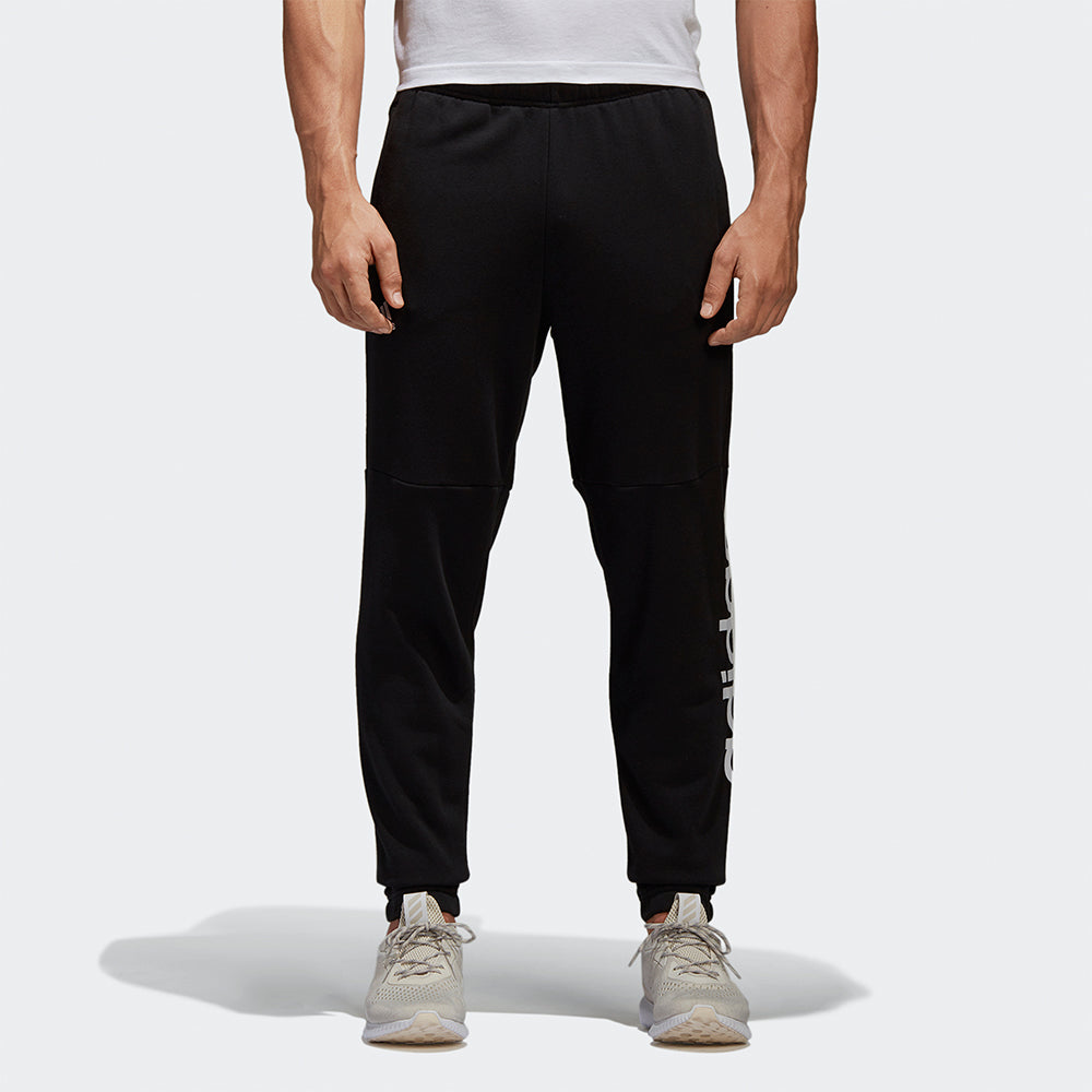 adidas Casual Sports Alphabet Printing Bundle Feet Long Pants Black BQ9090