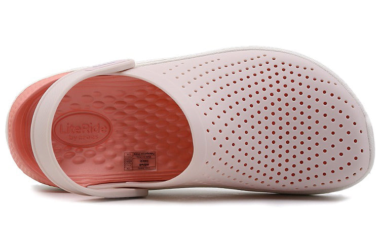 Crocs Adult LiteRide Clog-7 'Pink White' 204592-6PL