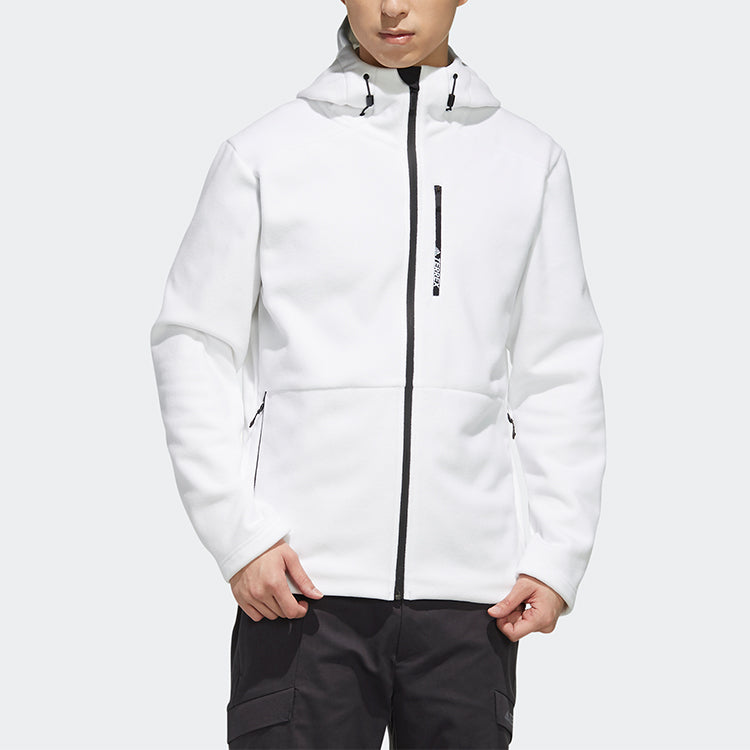 adidas Xplr Fl Jacket Zipper Hooded Jacket White EH4998