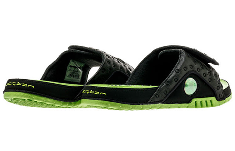 Jordan Hydro 13 Retro Slide 'Black Green' 684915-025