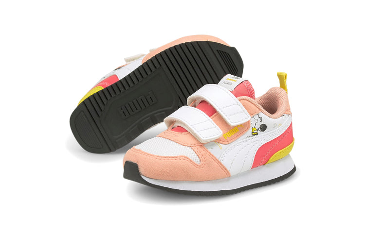 (TD) PUMA Peanuts x R78 'Snoopy, Woodstock and Charlie Brown - Apricot Blush' 375744-02