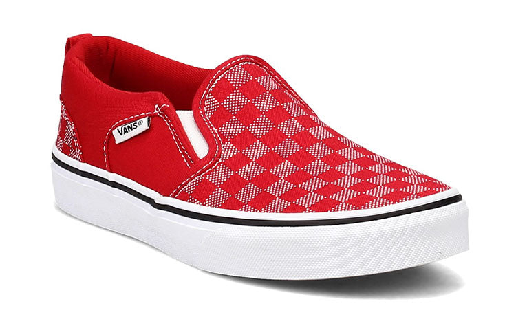 Vans Asher Low-Top Sneakers K Red/White VN0A45JR3RU