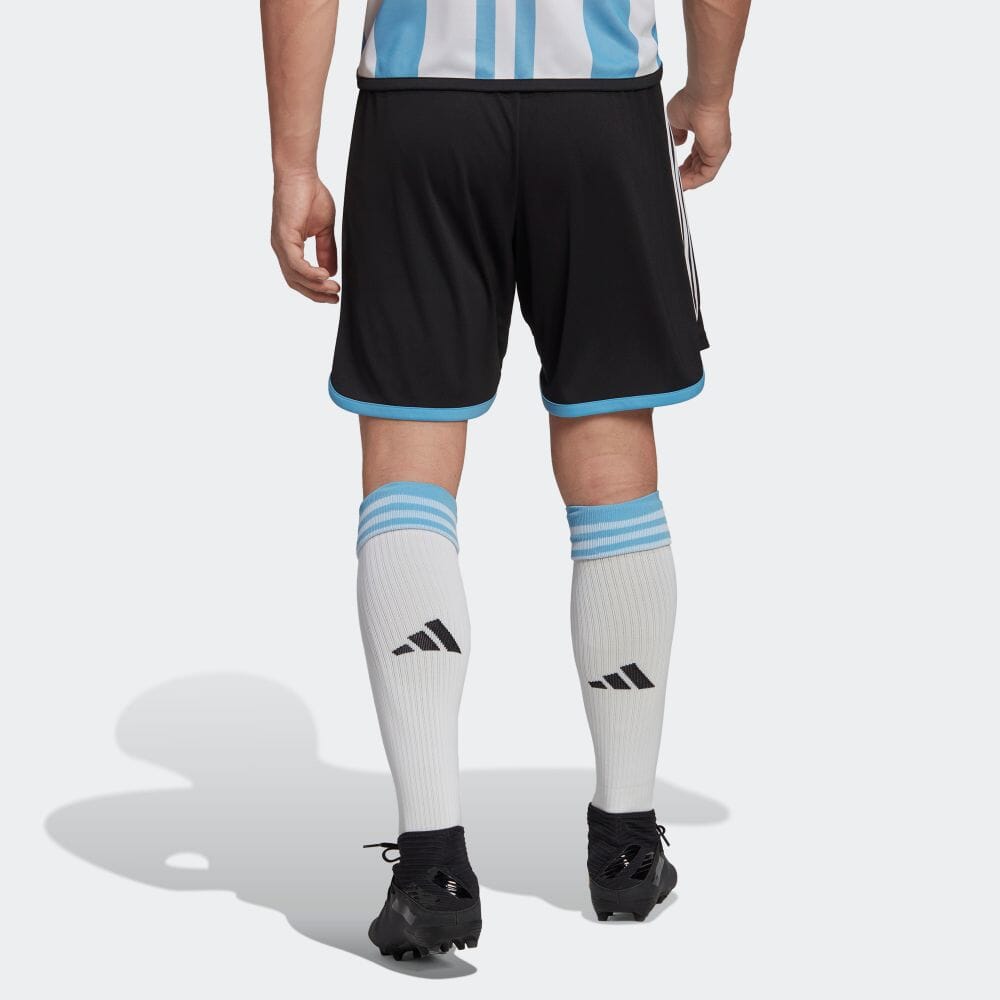 adidas Argentina 22 Home Shorts Asia Sizing 'Black White' HB9216