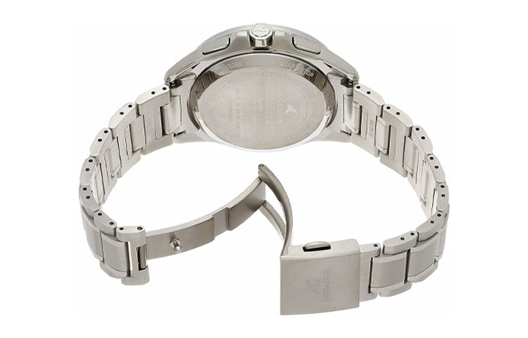 CASIO Solar Powered Blue DialSilver Strap Blue DialSilver Strap Mens BlueSilver Analog OCW-G2000-1A