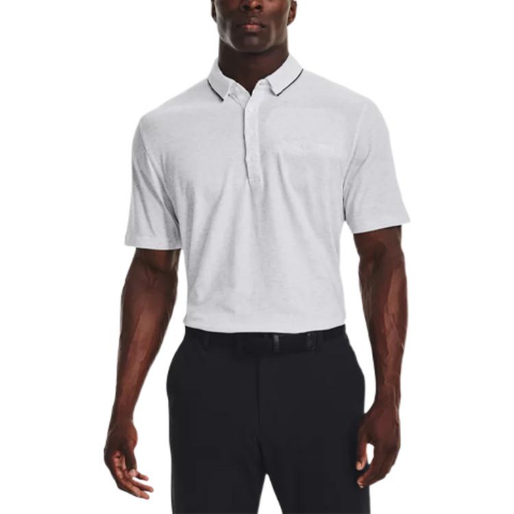 Under Armour Luxe Polo Shirt 'White' 1377363-100