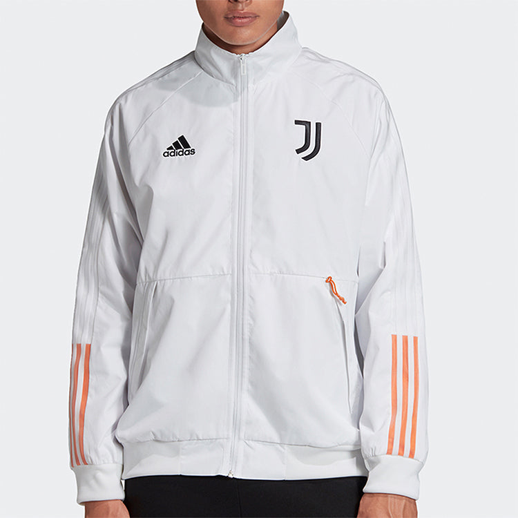 adidas JUVE Anthem JKT Juventus Soccer/Football Training Sports Jacket White FR4203