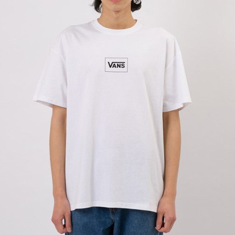 Vans Alphabet Printing Athleisure Casual Sports Short Sleeve Couple Style White VN0A4MLWWHT