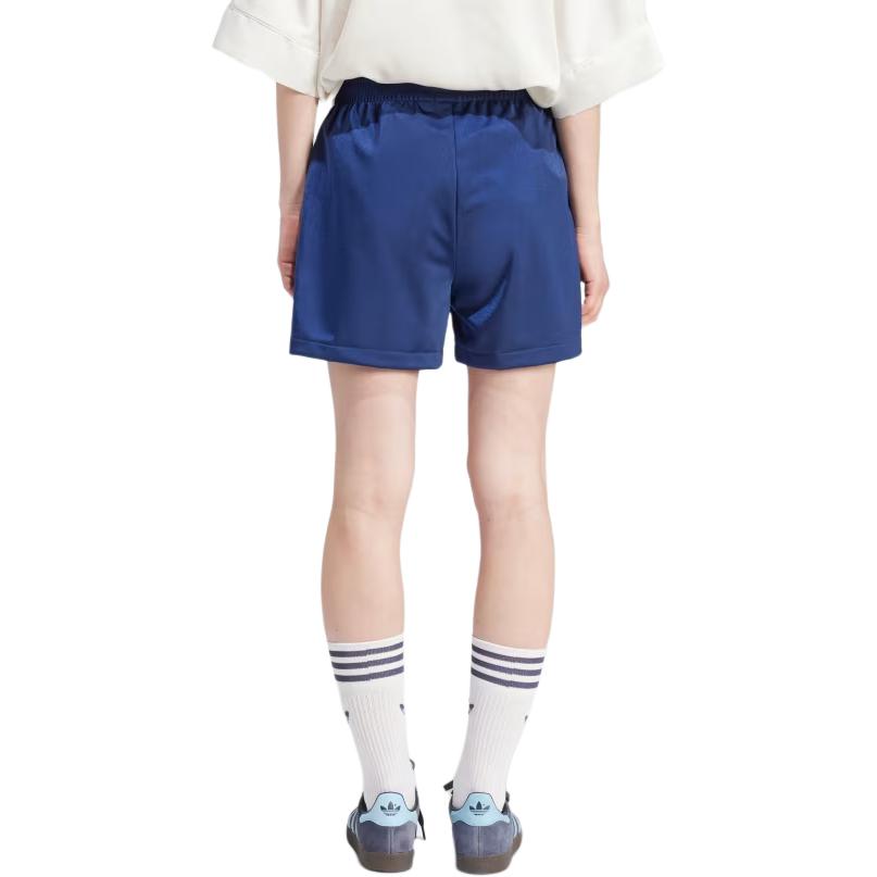 (WMNS) adidas Firebird Shorts Asia Sizing 'Navy White' IP2958
