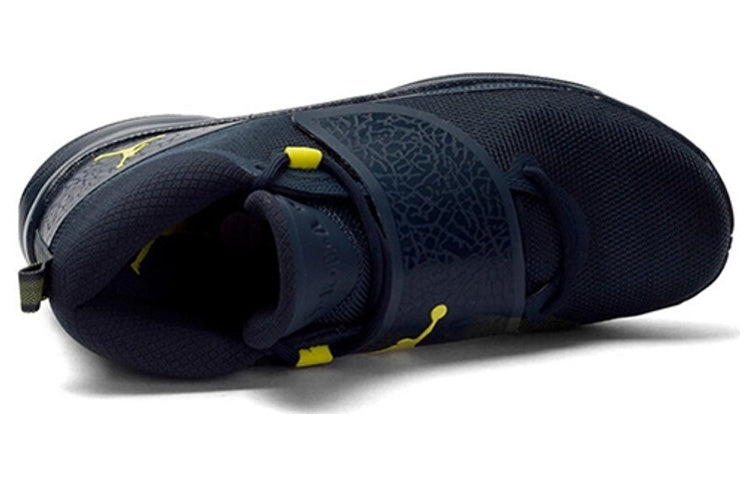 Air Jordan Super.Fly 5 PO X 'Navy Yellow' 914478-405