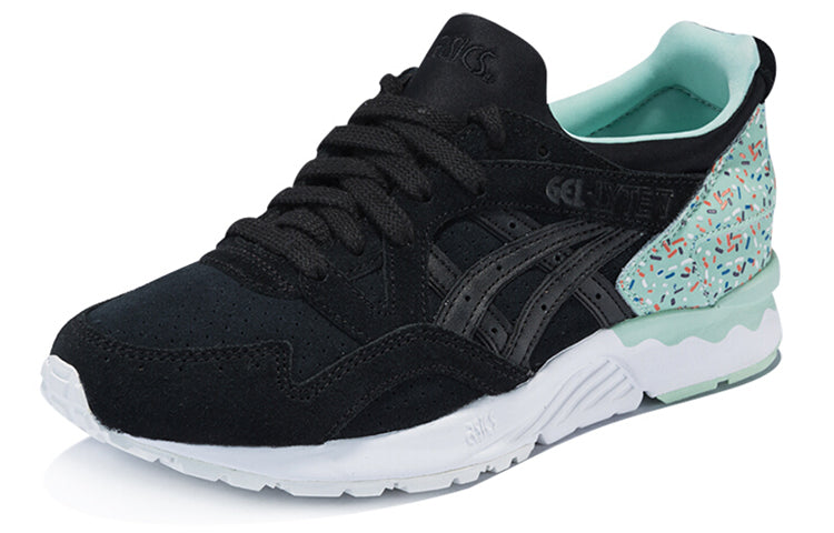 (WMNS) ASICS Gel Lyte 5 'Black Green Sprinkles' H7Z9L-9090