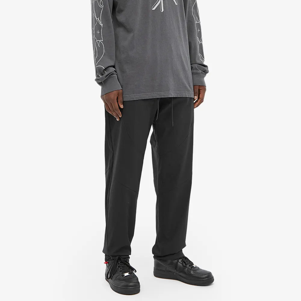Air Jordan Embroidered Solid Color Drawstring Sports Pants Men's Black DA9834-010