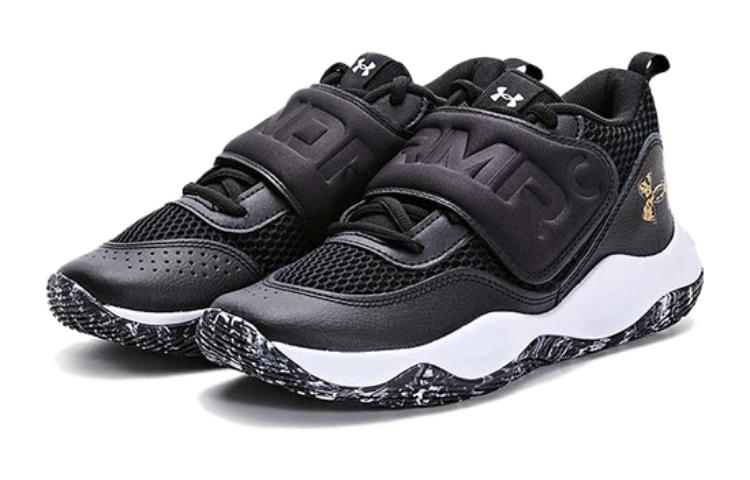 (GS) Under Armour Zone BB 2 'Black Metallic Gold' 3026637-001
