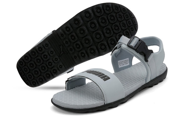 PUMA Outstretch Sandals Grey/Black 373643-01