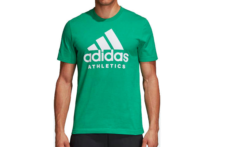 adidas Training Round Neck Pullover Short Sleeve Green CF9561