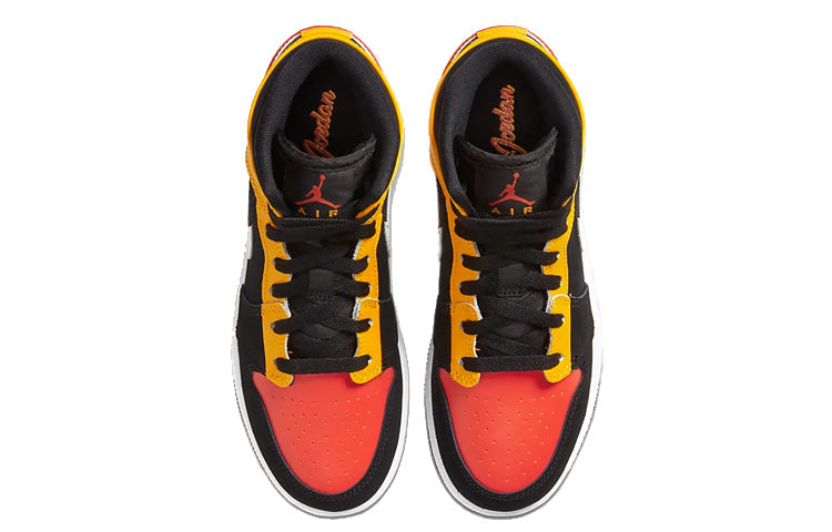 (GS) Air Jordan 1 Mid SE 'Amarillo Team Orange' BQ6931-087